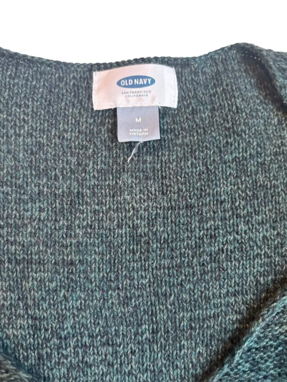 Old Navy Women's Dark Green Knitted Sweater